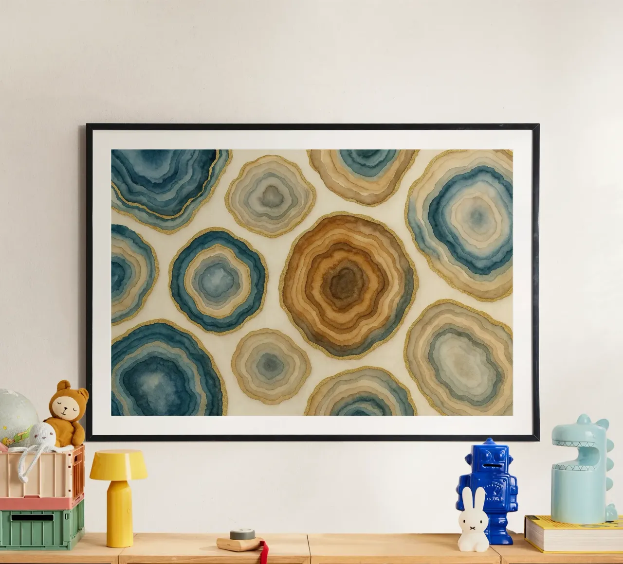 Eleganza del geode poster da Chromatic Fusion Studio
