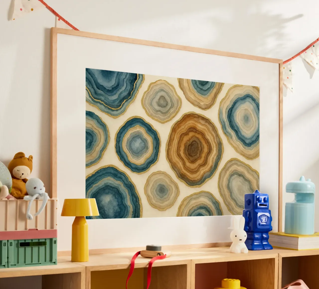 Eleganza del geode poster da Chromatic Fusion Studio