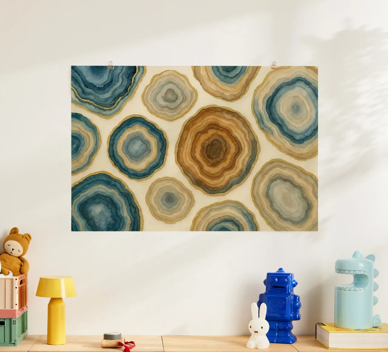 Eleganza del geode poster da Chromatic Fusion Studio