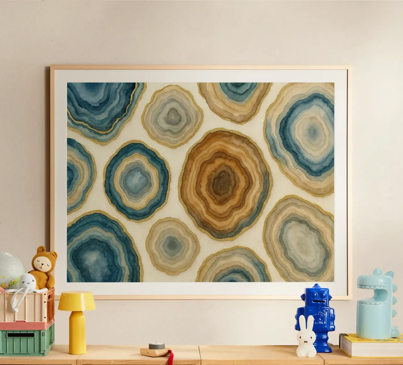 Eleganza del geode poster da Chromatic Fusion Studio