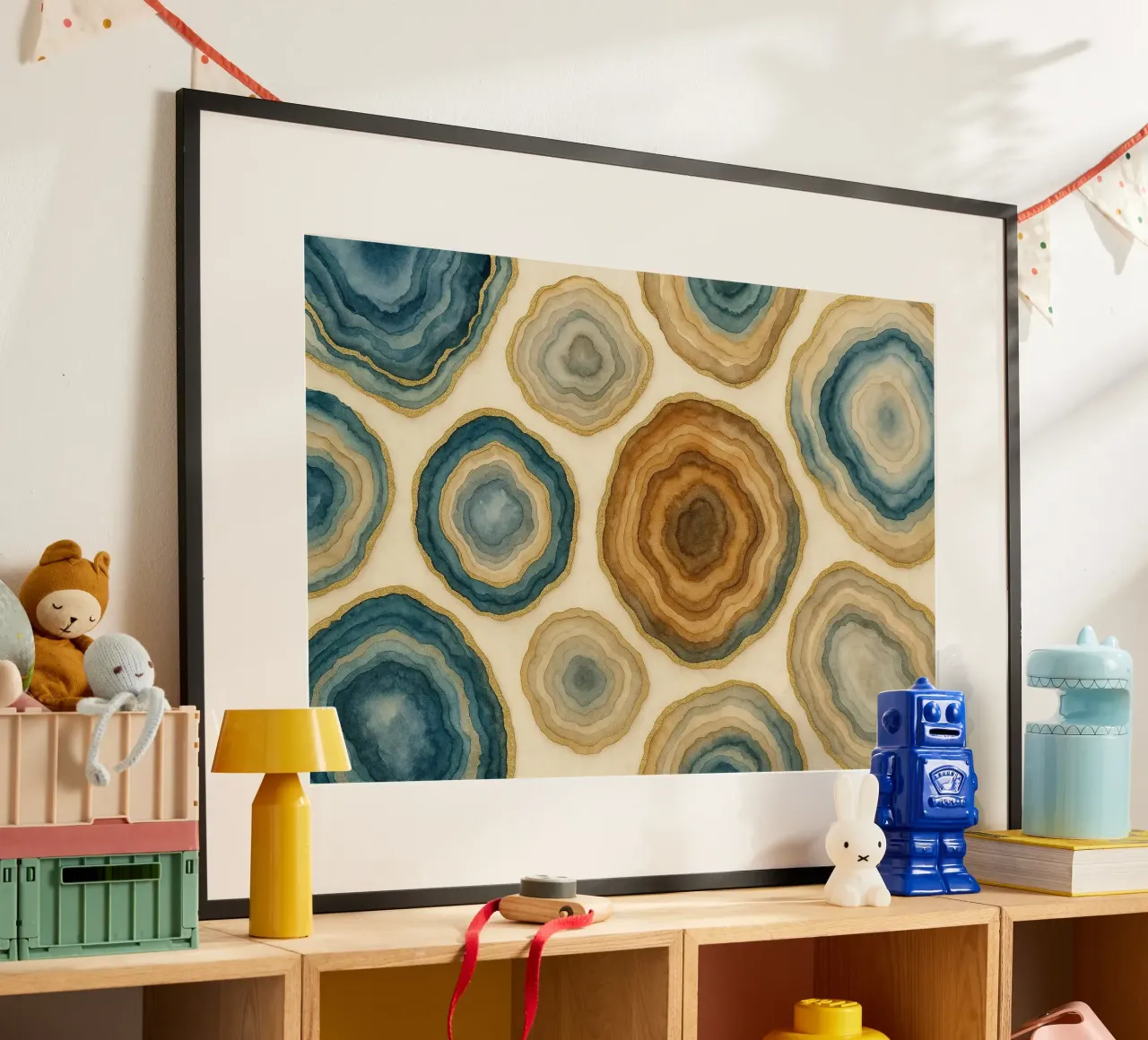 Eleganza del geode poster da Chromatic Fusion Studio