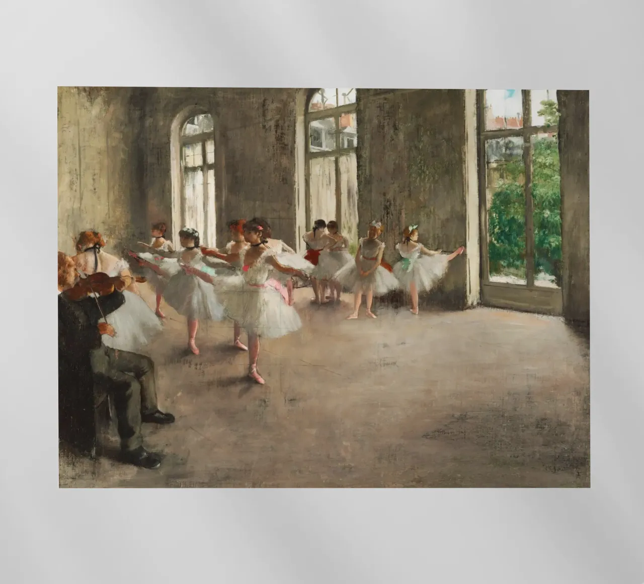 Le prove di Edgar Degas pellicola backlit da Venus Art