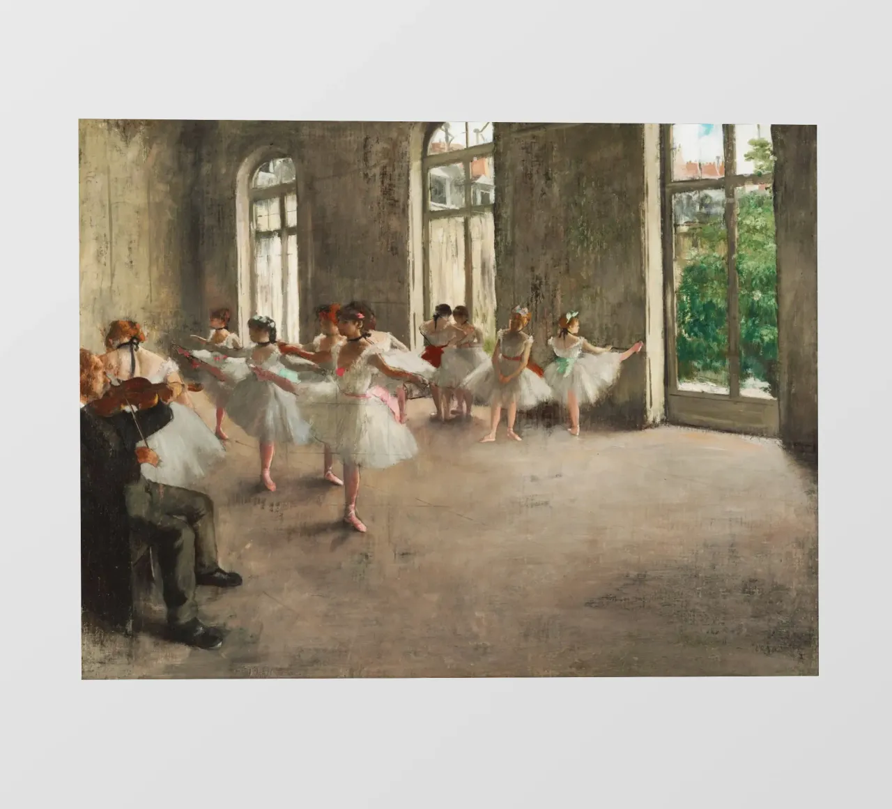 Le prove di Edgar Degas pellicola backlit da Venus Art