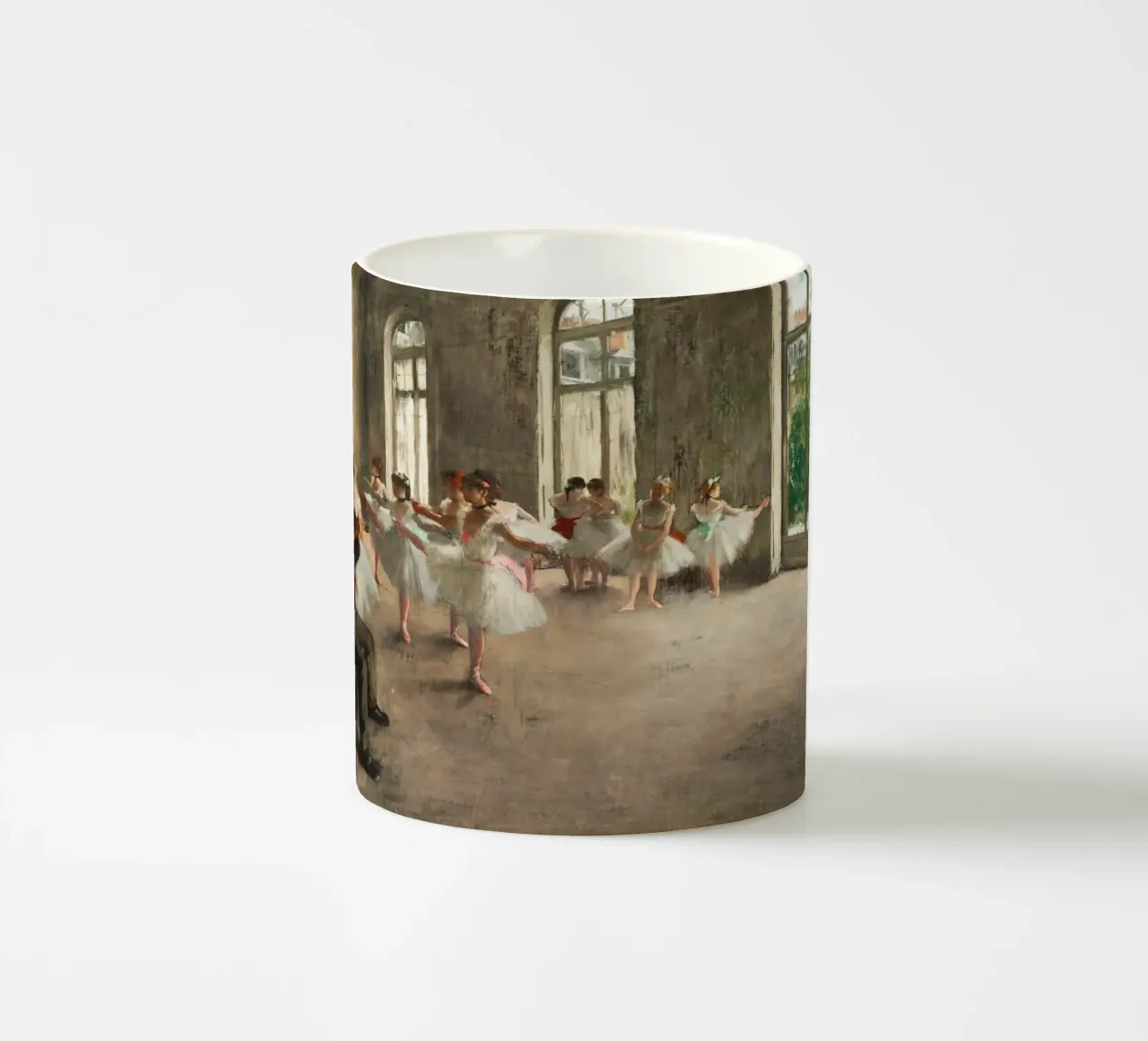 Le prove di Edgar Degas tazza in ceramica da Venus Art