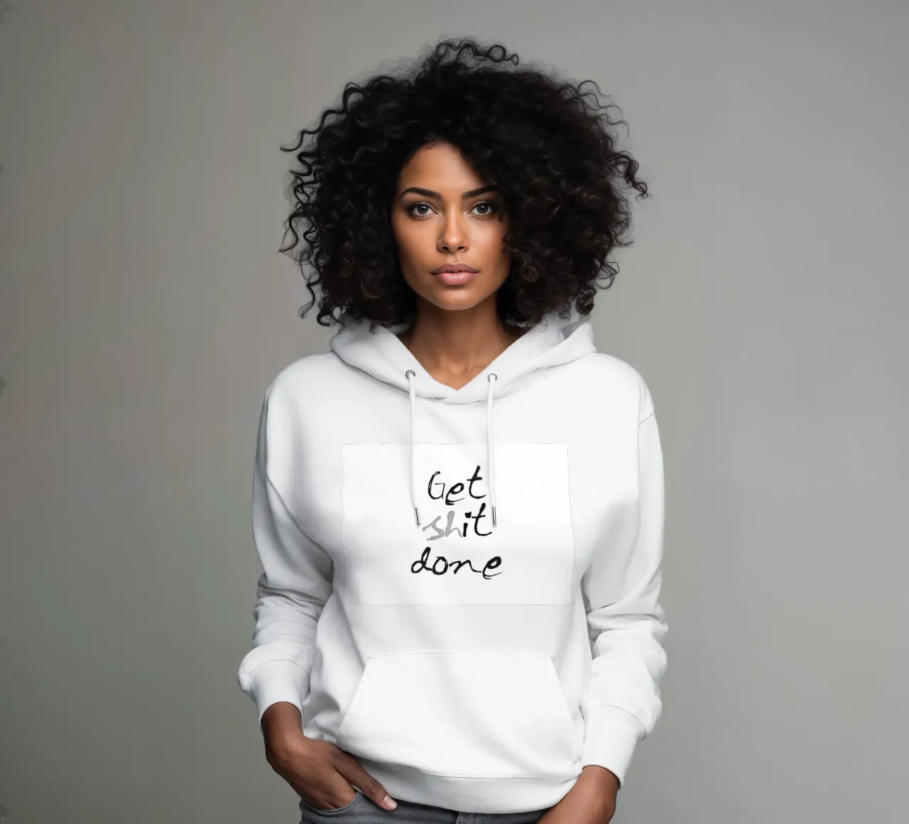 Get it done felpa con cappuccio da Attaboy Dsgn