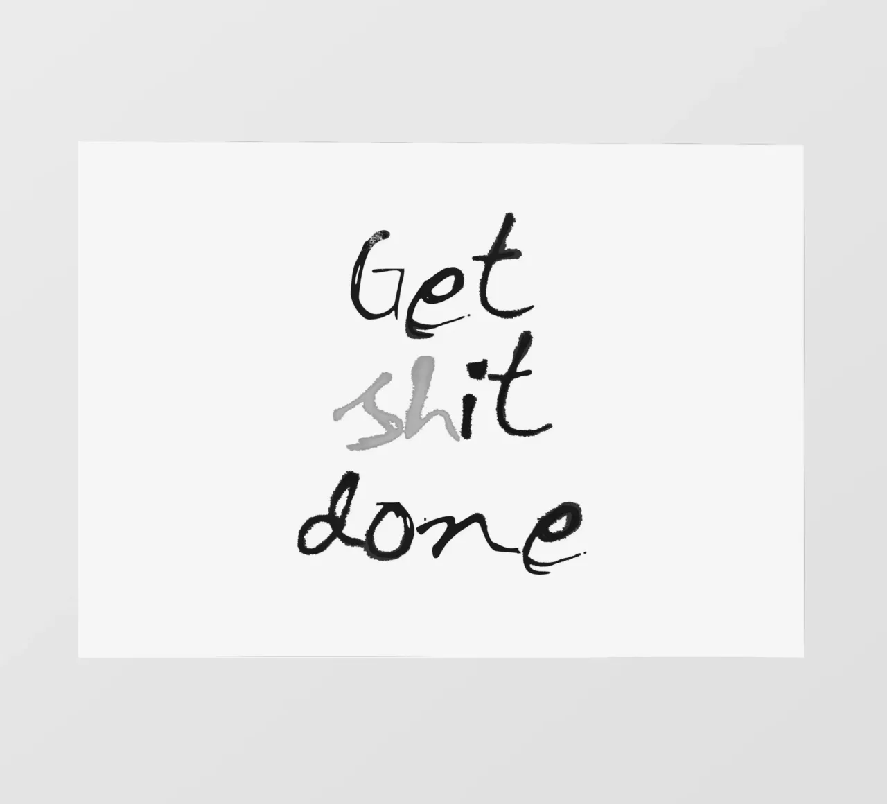Get it done pellicola backlit da Attaboy Dsgn
