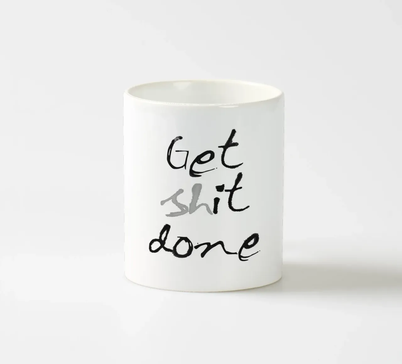 Get it done tazza in ceramica da Attaboy Dsgn