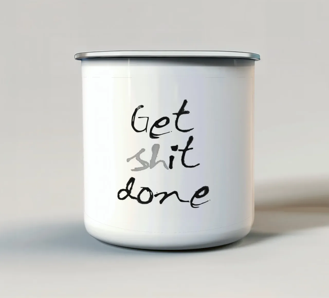 Get it done tazza in smalto da Attaboy Dsgn