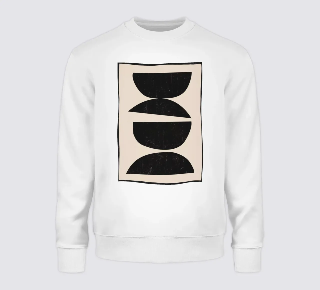 abstract minimaal 23/5 sweatshirt van ThingDesign
