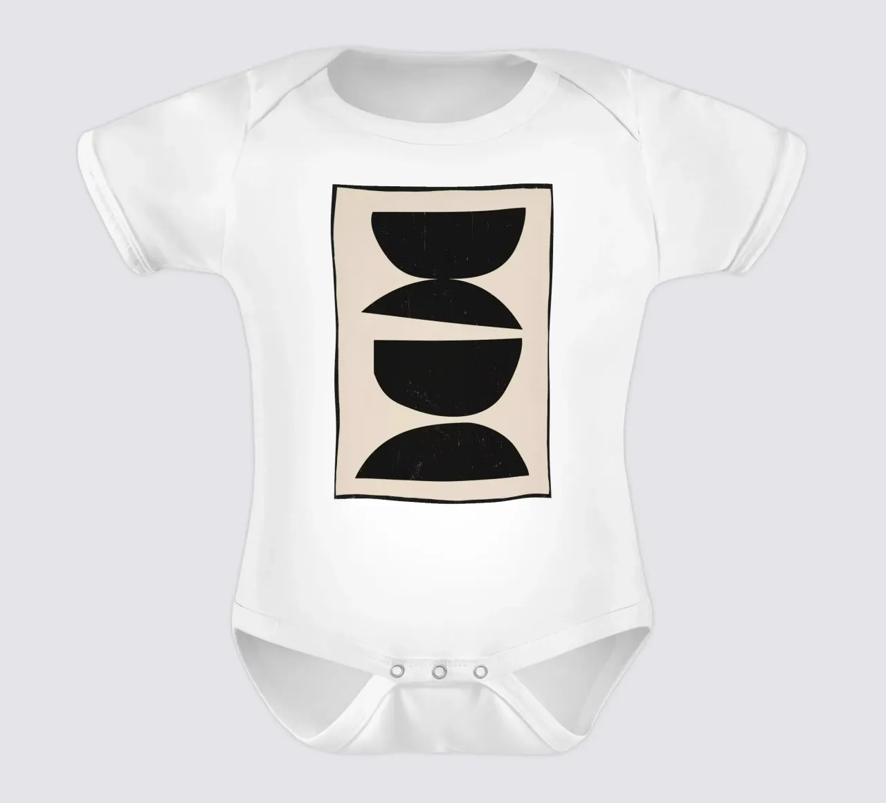 astratto minimo 23/5 body neonato maniche corte da ThingDesign