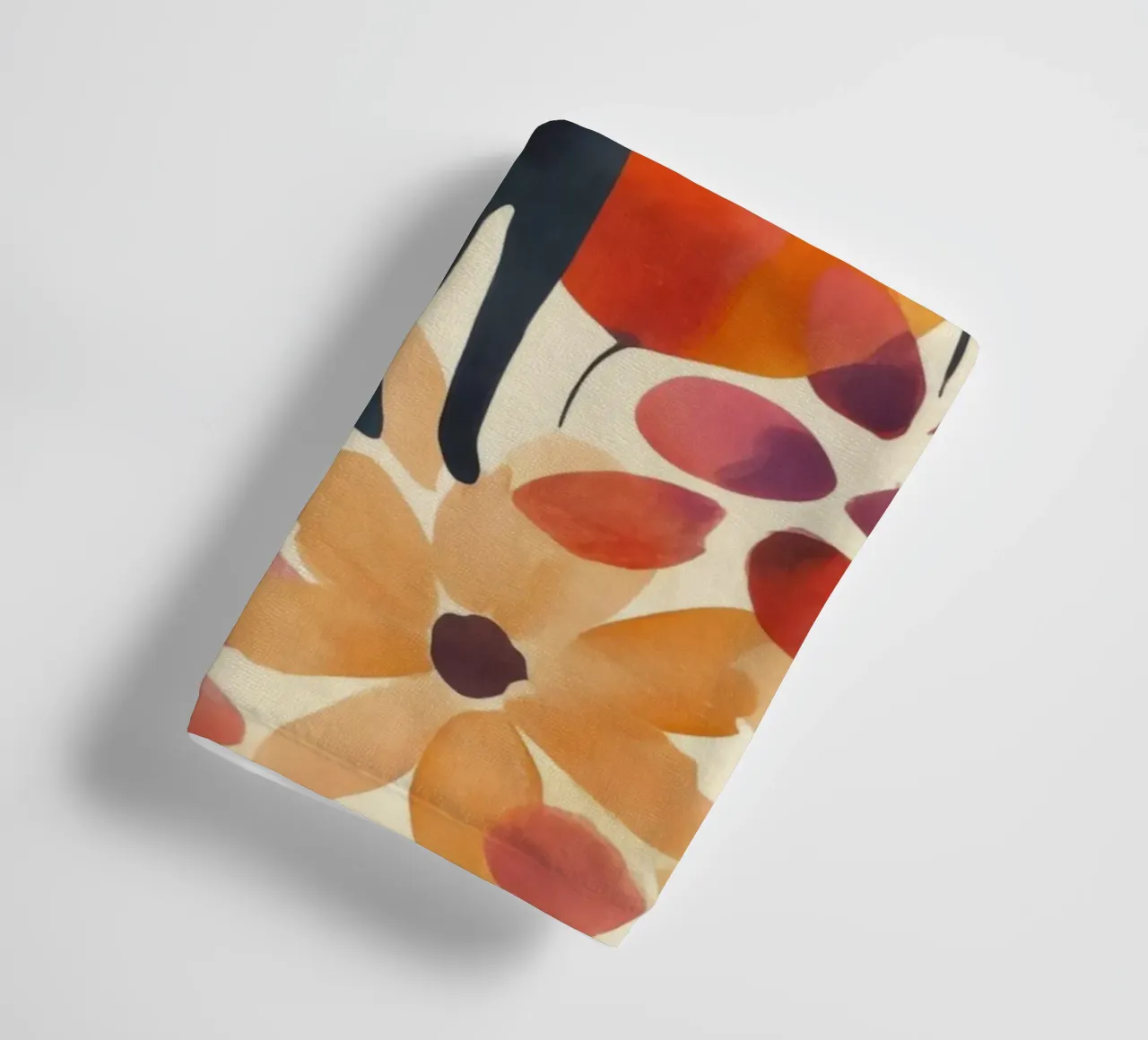 Magic Boho Cat In Bloom towel by Andrea Haase Animal Love