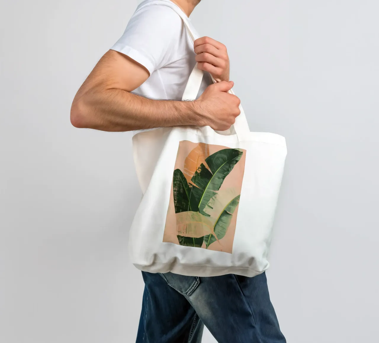 Into The Jungle No 2 borsa in juta da treechild