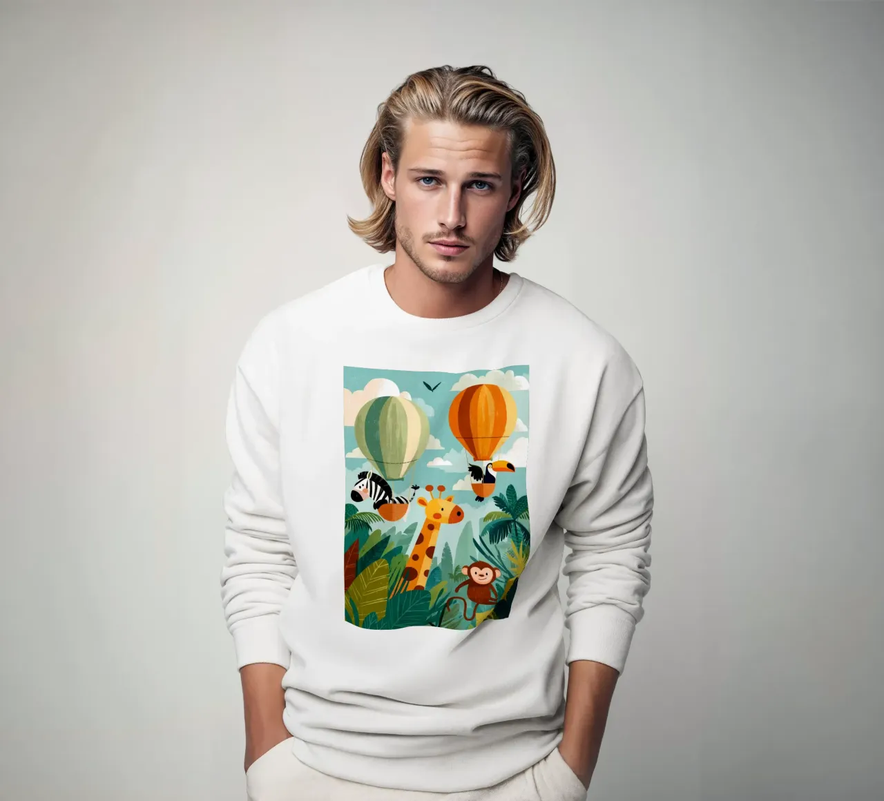 Balloon Buddies in the Jungle felpa da Kiara