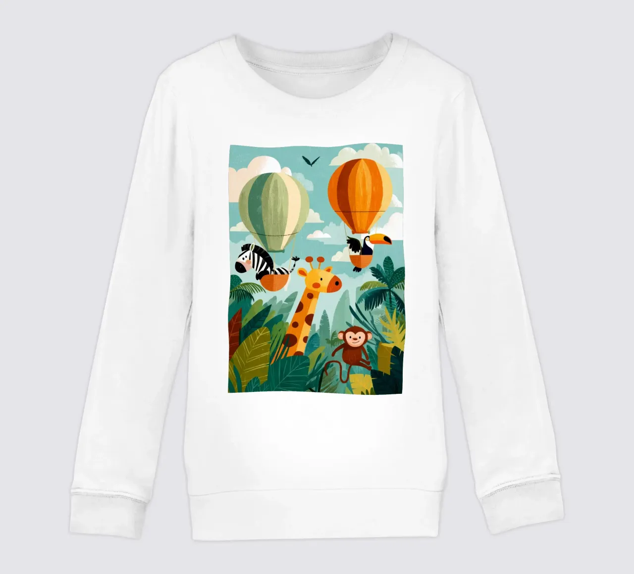 Balloon Buddies in the Jungle felpa bambino da Kiara