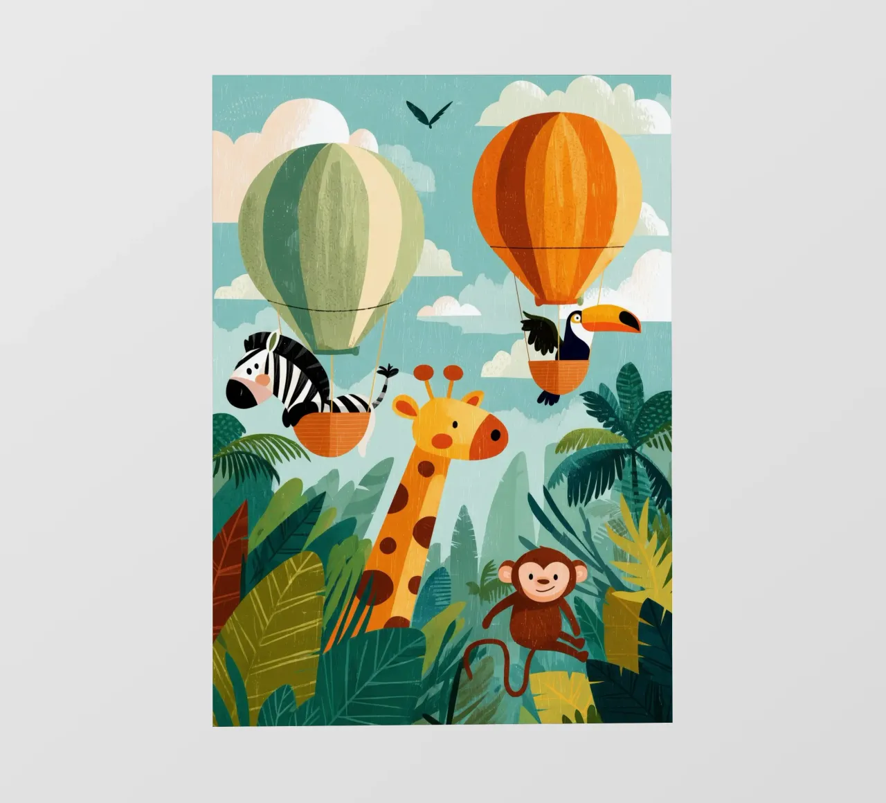 Balloon Buddies in the Jungle telo in pvc da Kiara