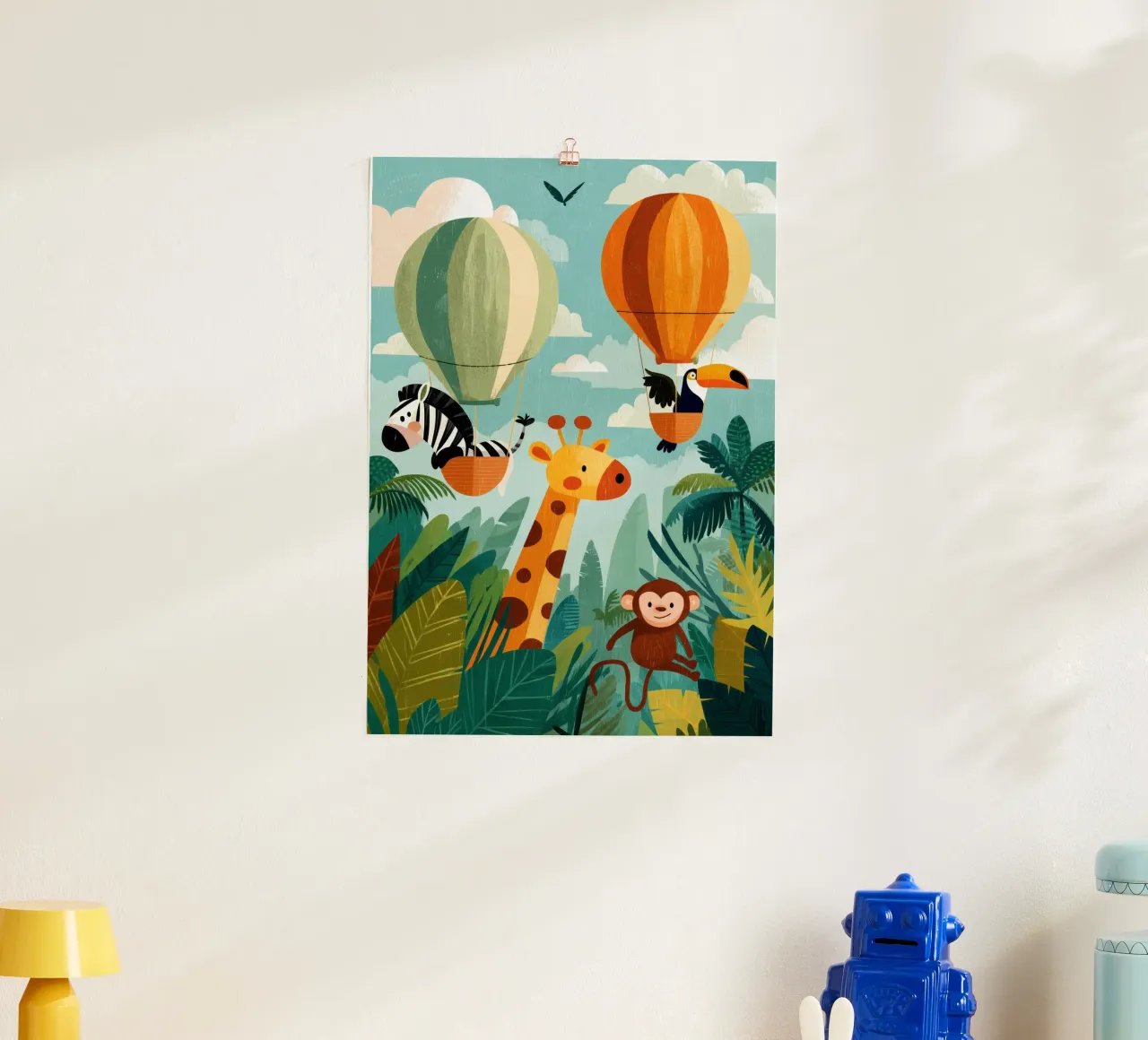 Balloon Buddies in the Jungle Poster von Kiara