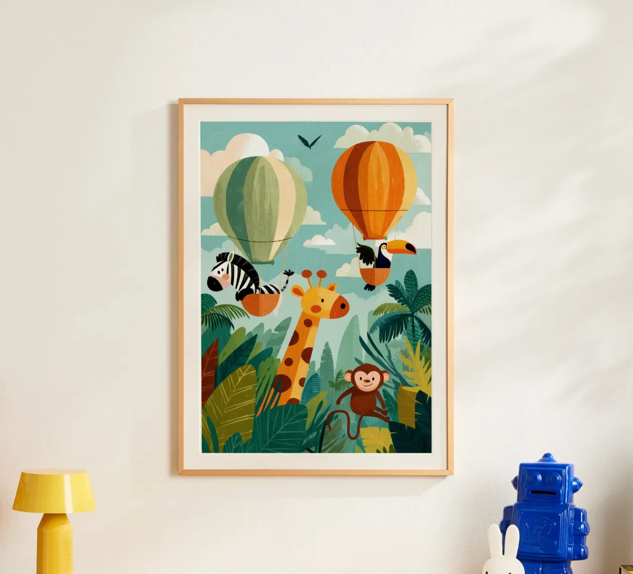 Balloon Buddies in the Jungle Poster von Kiara