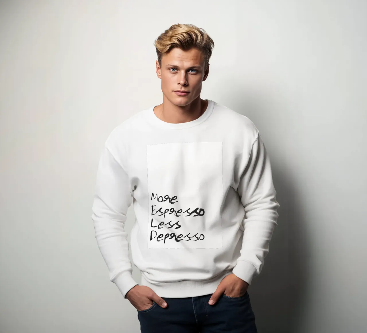 More Espresso, Less Depresso felpa da Attaboy Dsgn