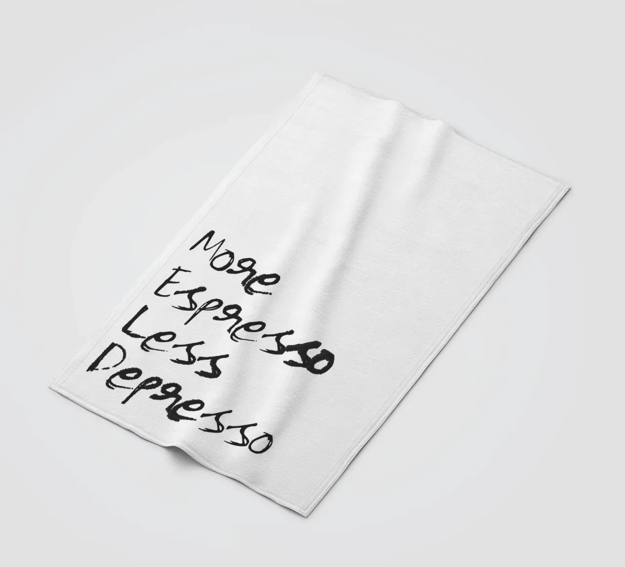 More Espresso, Less Depresso coperta in pile da Attaboy Dsgn