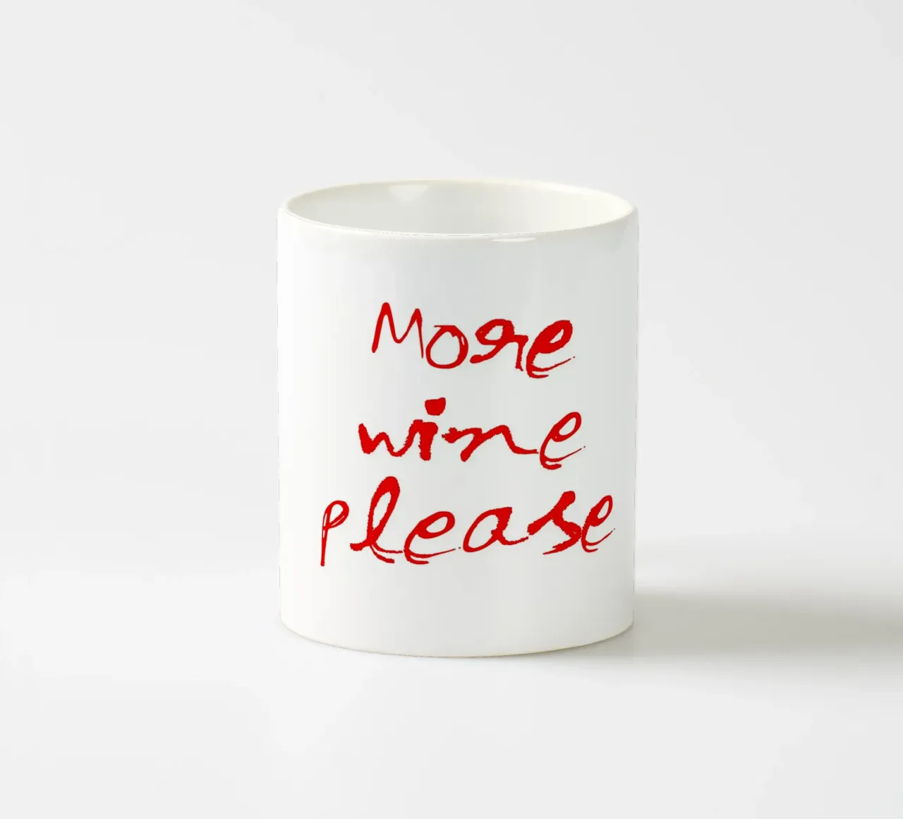 More Wine Please tazza in ceramica da Attaboy Dsgn