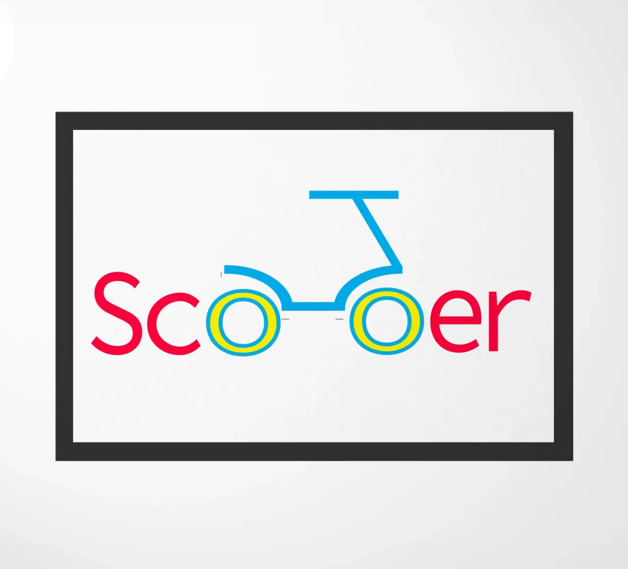 Scooter Logo Design Retro Art zerbino da Urban Life
