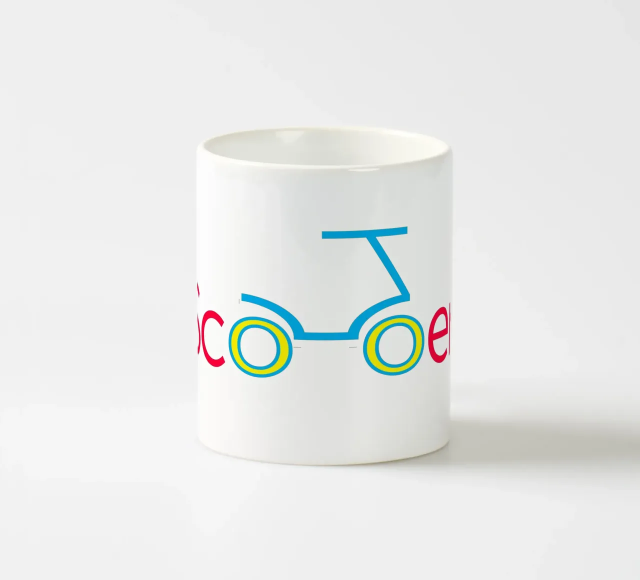 Scooter Logo Design Retro Art tazza in ceramica da Urban Life
