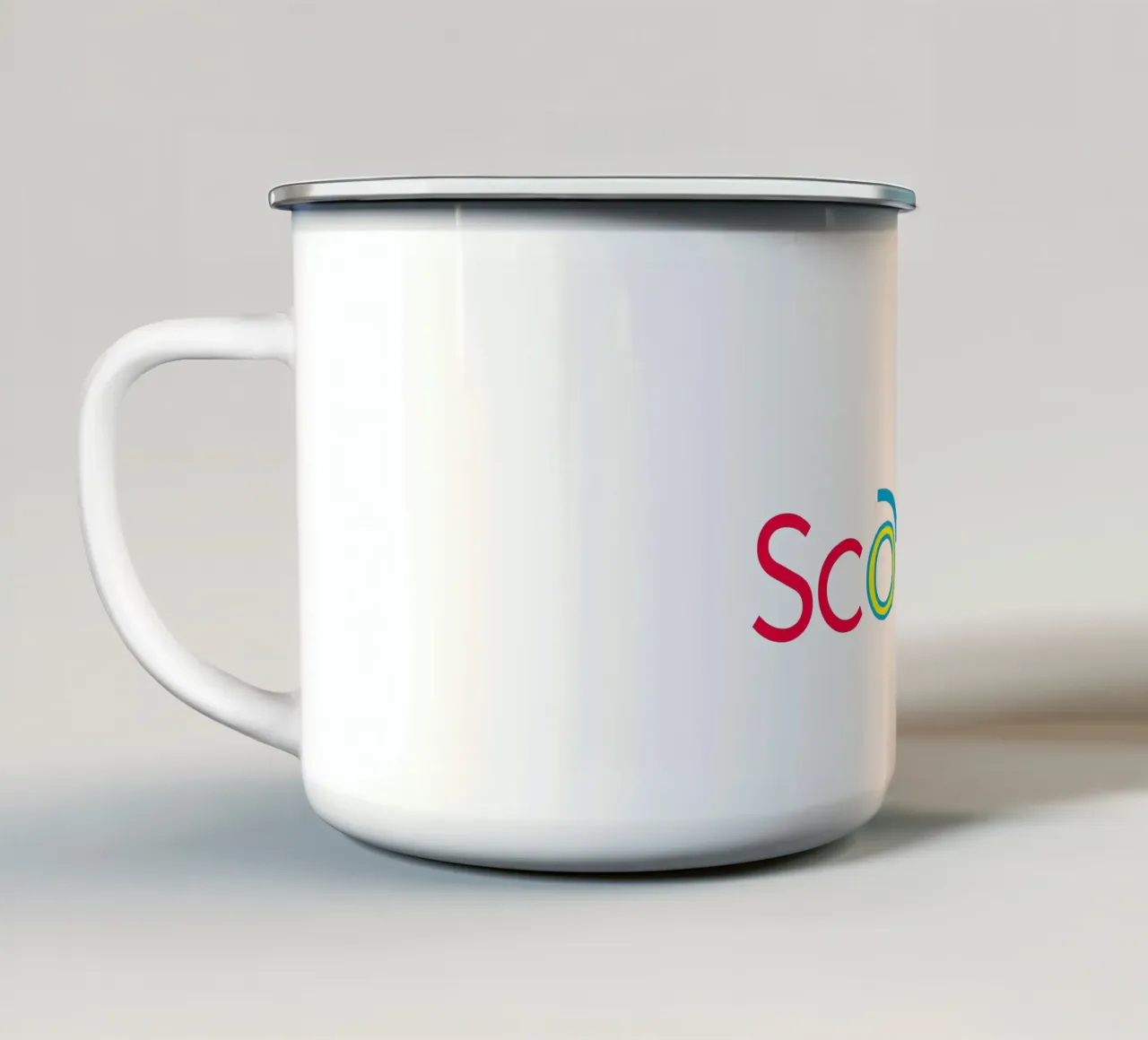 Scooter Logo Design Retro Art tazza in smalto da Urban Life