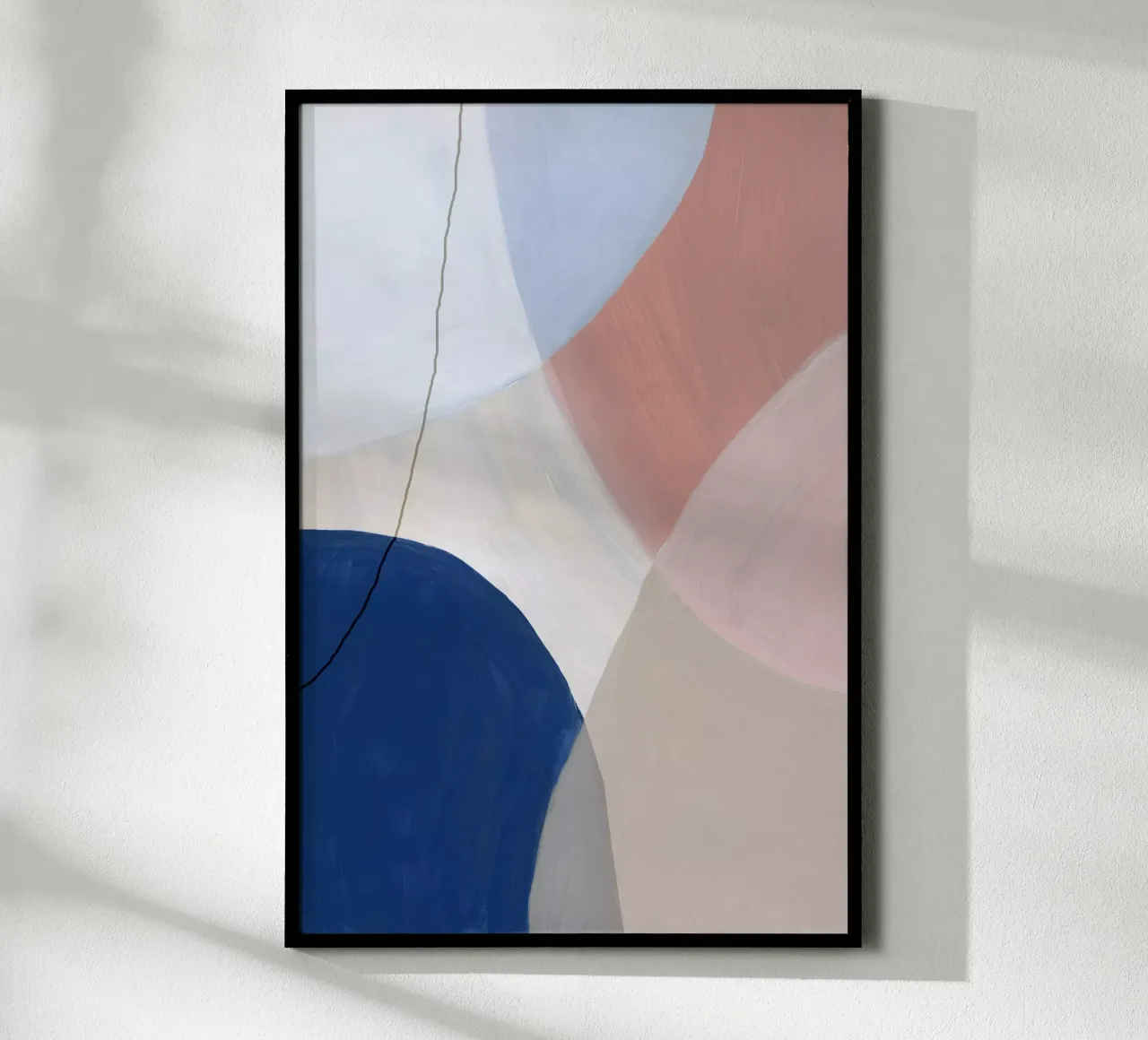 Graphic 266 poster con telaio in legno da Mareike Böhmer