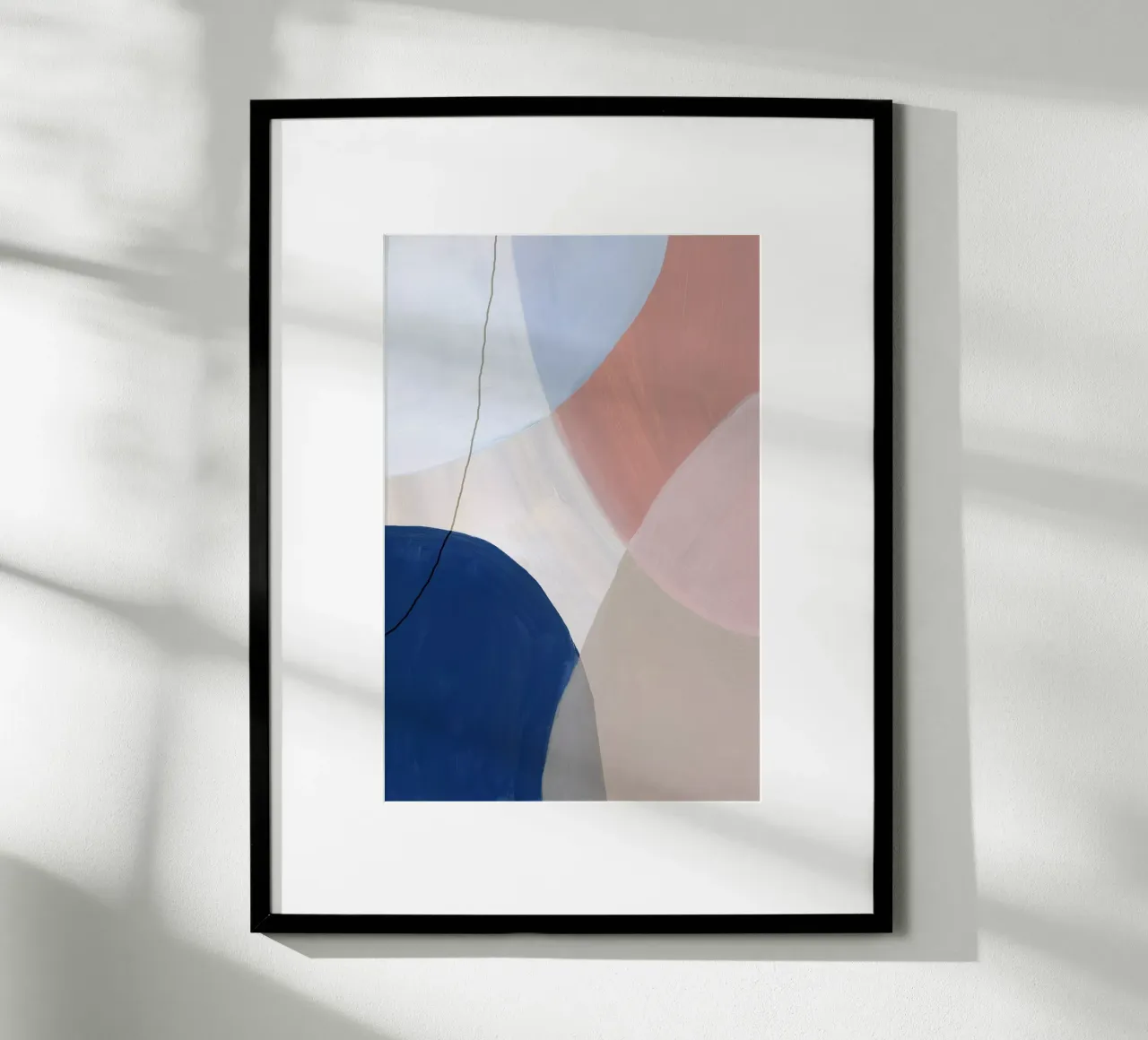 Graphic 266 poster con telaio in legno da Mareike Böhmer