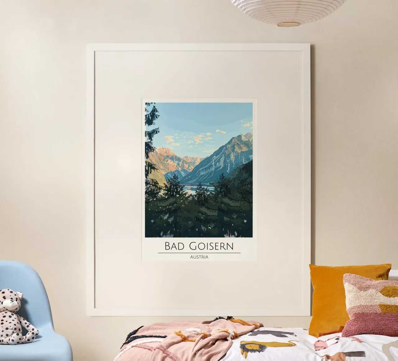 Bad Goisern Austria Vintage Travel Poster Poster von homdeco