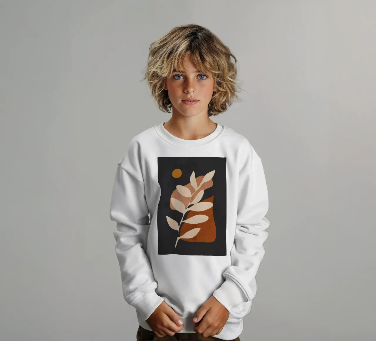 astratto minimo 33/1 felpa bambino da ThingDesign