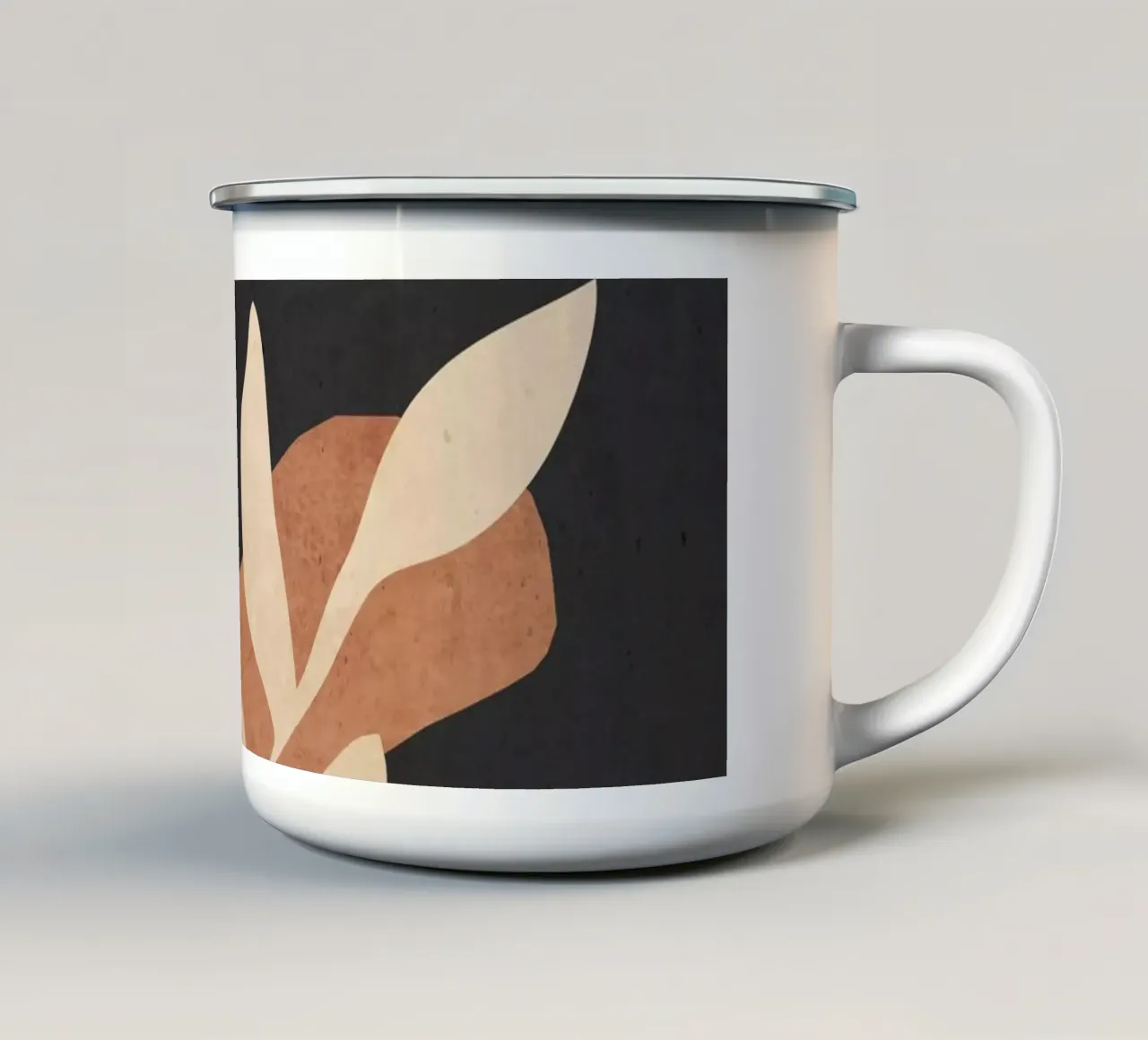 astratto minimo 33/1 tazza in smalto da ThingDesign