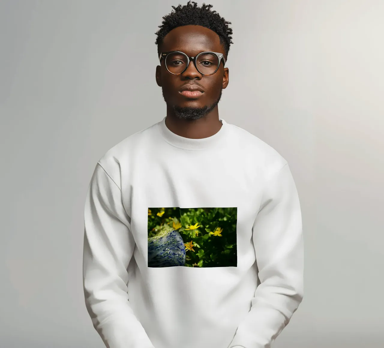 Fiori di campo gialli e vaso caduto - Racconto botanico felpa da jay