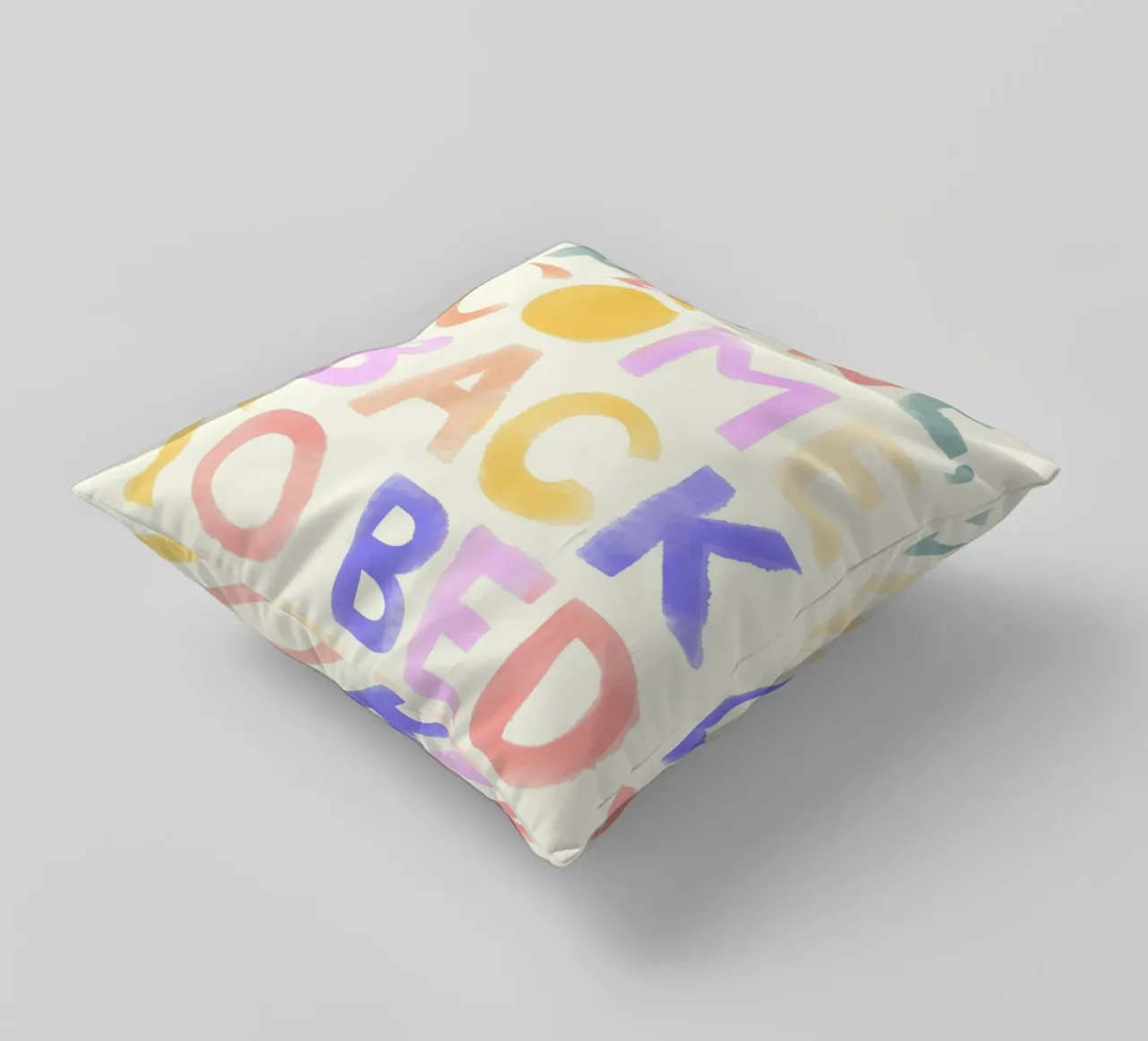 Please Come Back to Bed cuscino da Attaboy Dsgn