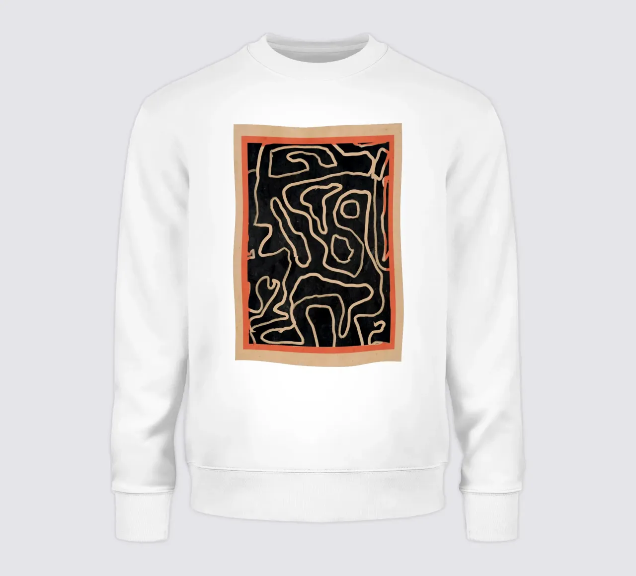 Line art astratta 159 felpa da ThingDesign