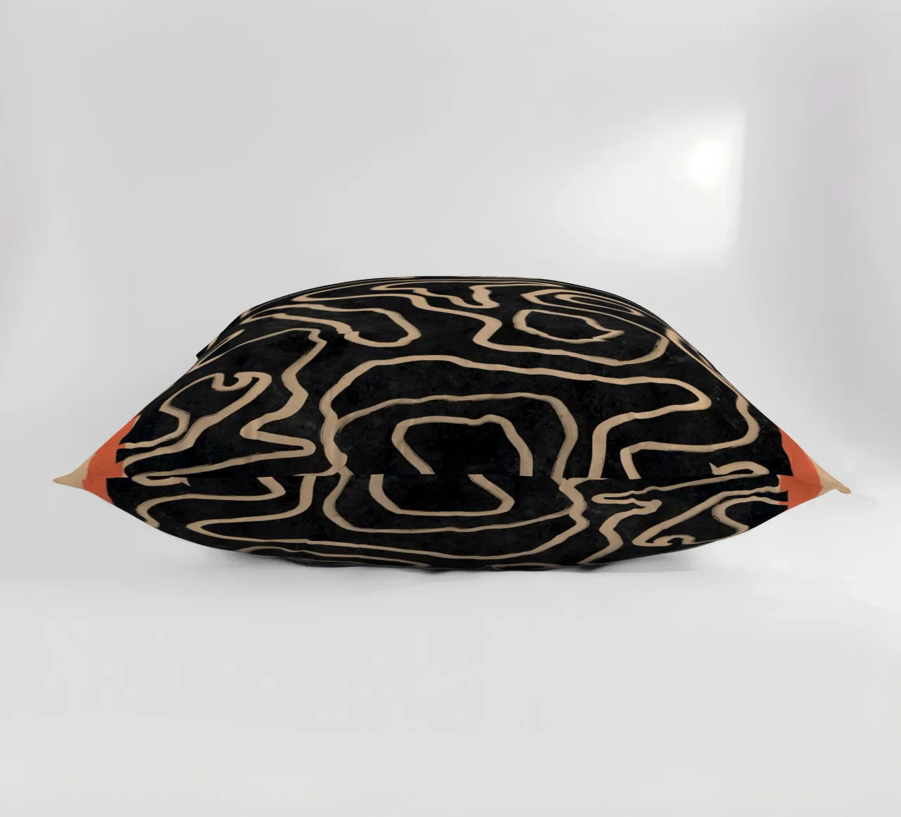Abstract line art 159 decorative cushion by ThingDesign