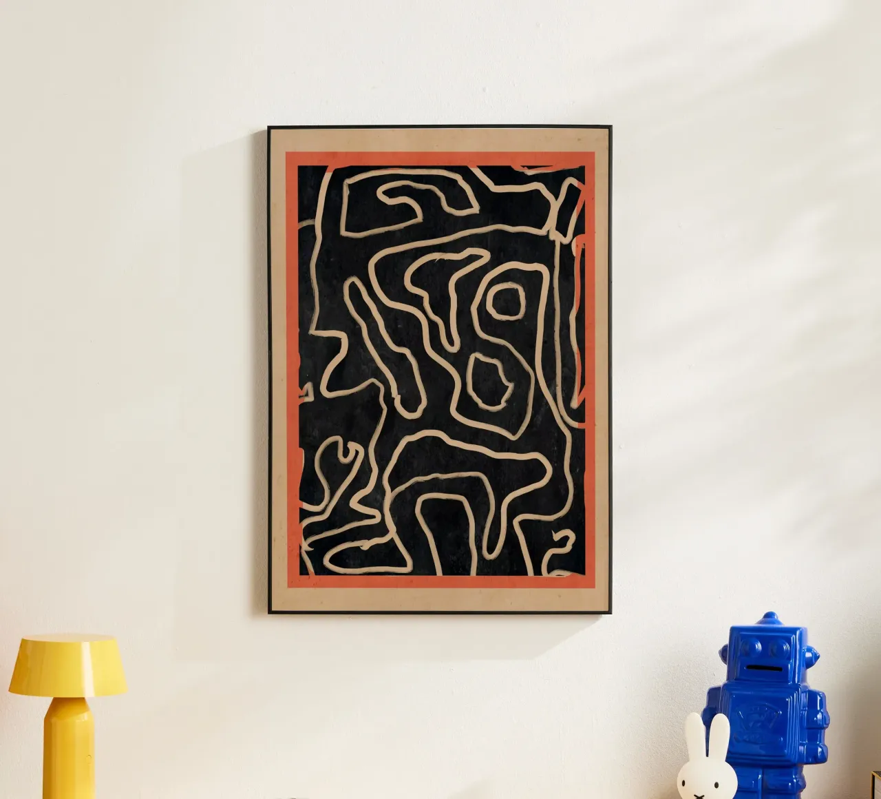 Abstract line art 159 forex plate by ThingDesign