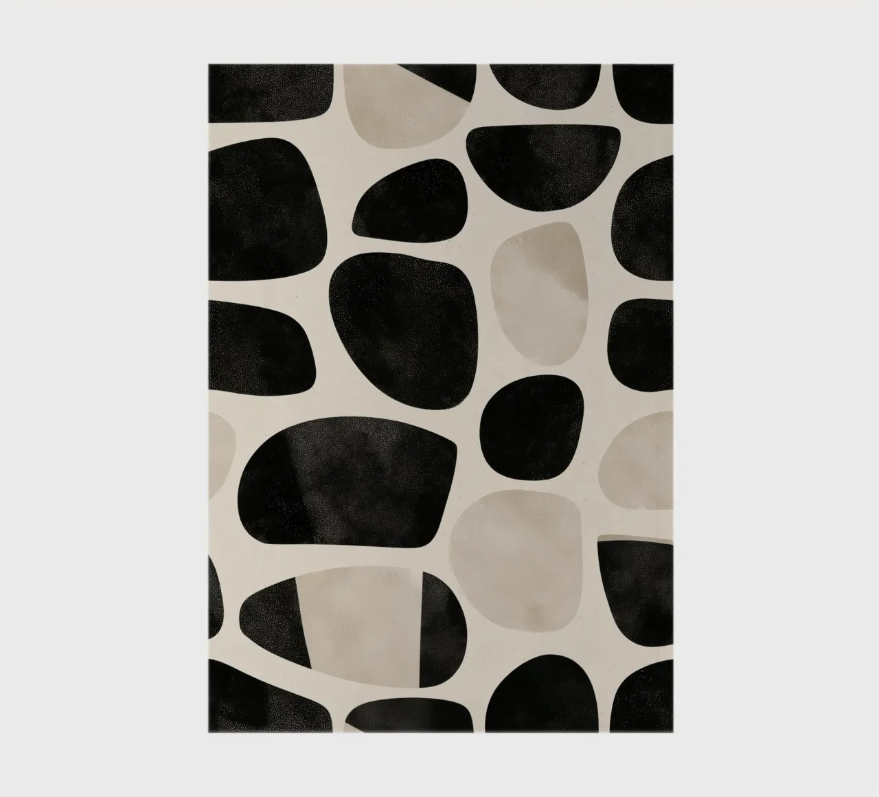 Abstract Zen pebble pattern | Meditative and grounding notebook by Autofocus