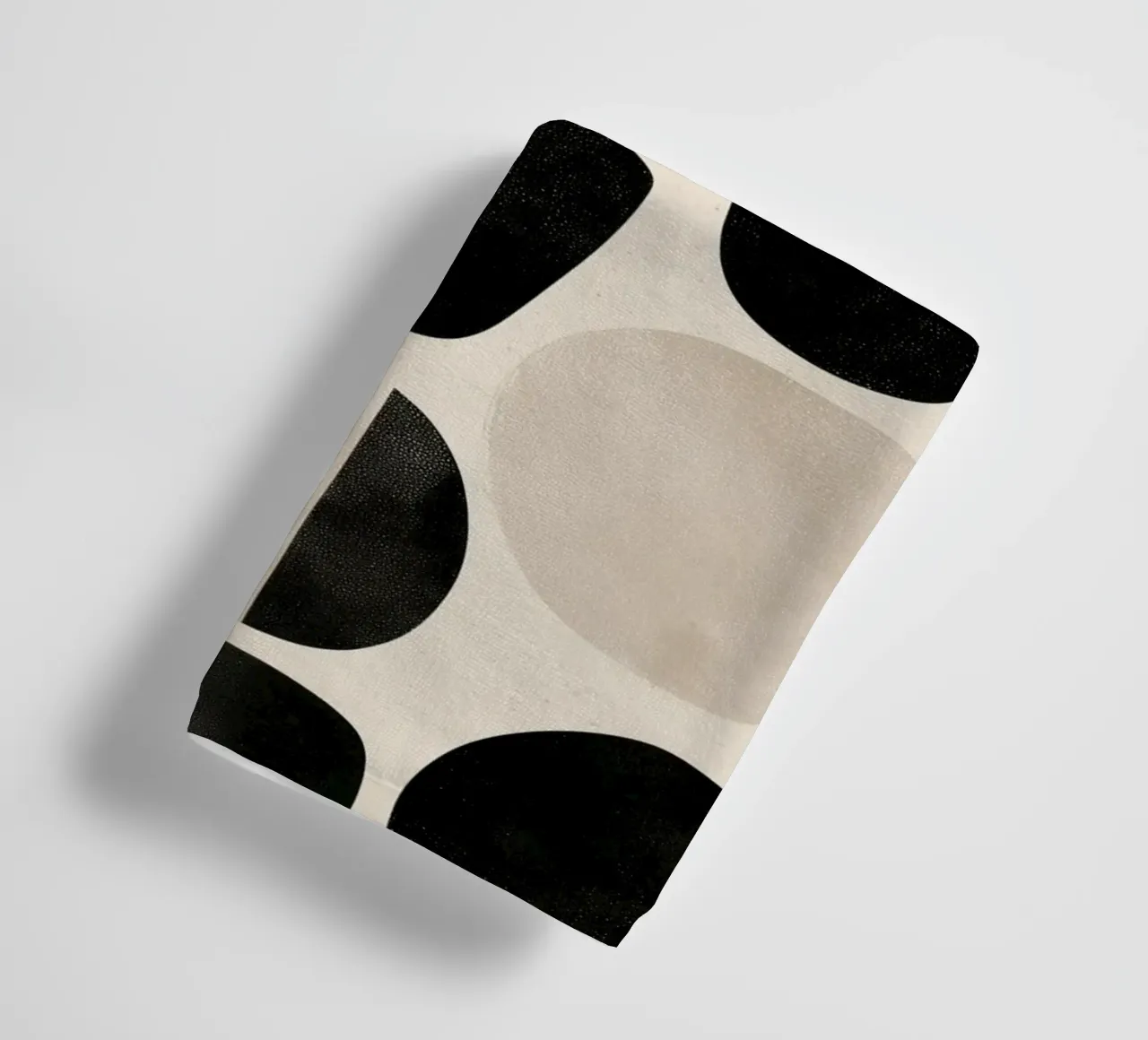 Abstract Zen pebble pattern | Meditative and grounding towel by Autofocus