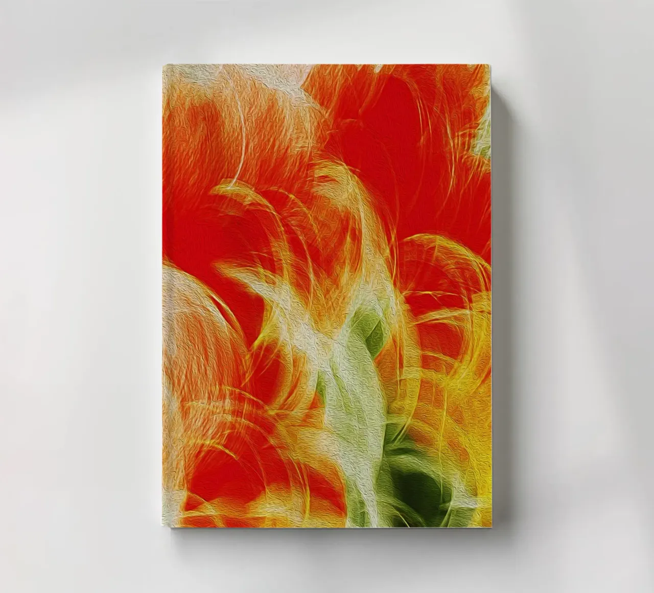 Floral Loops ā Abstract Color Motion Print notebook by jay
