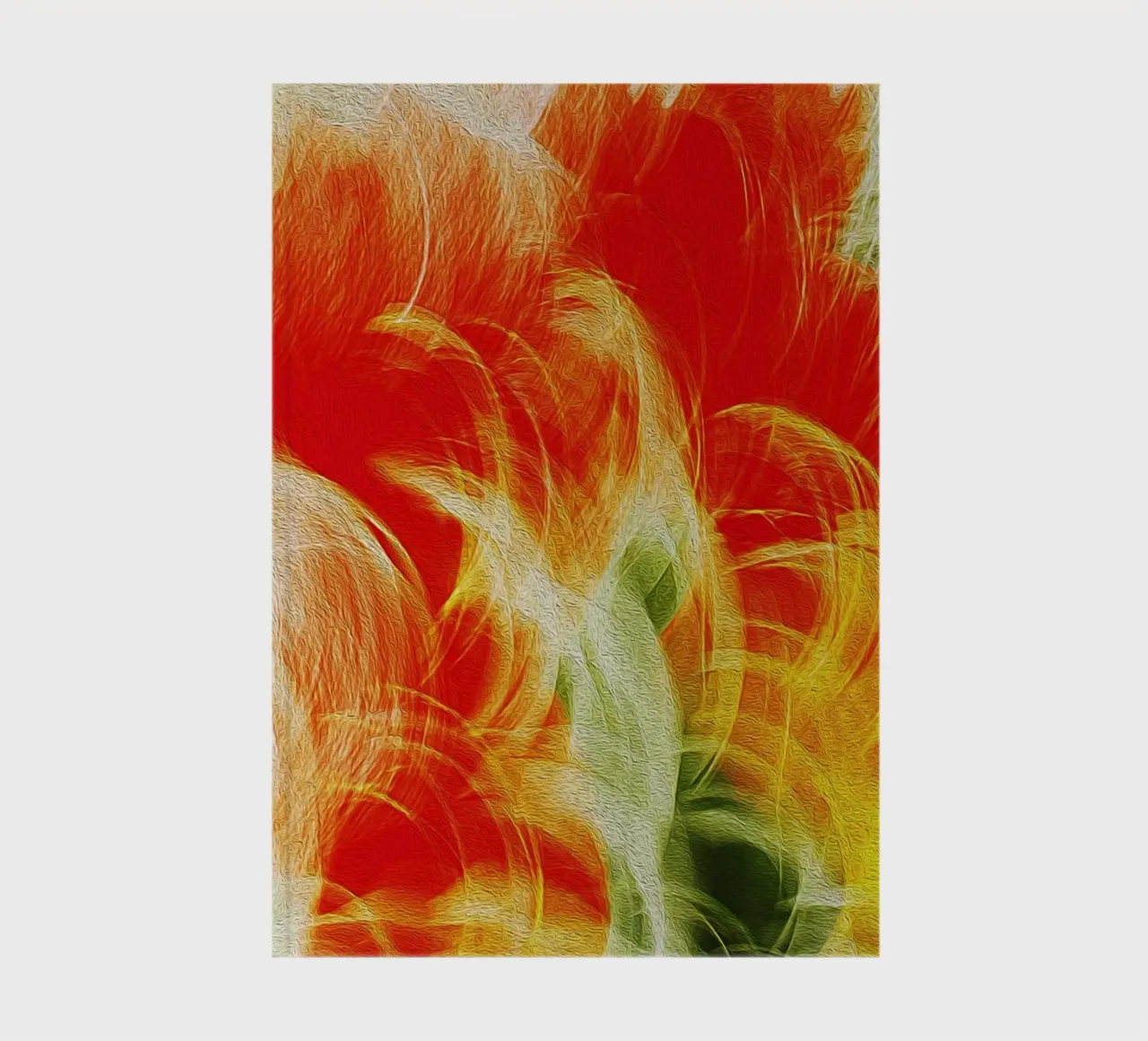 Floral Loops ā Abstract Color Motion Print notebook by jay