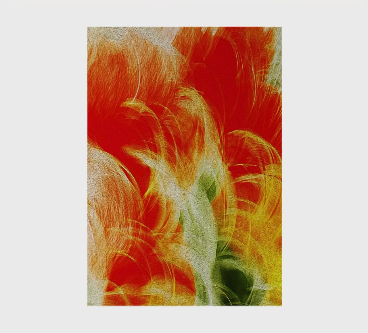 Floral Loops ā Abstract Color Motion Print notebook by jay