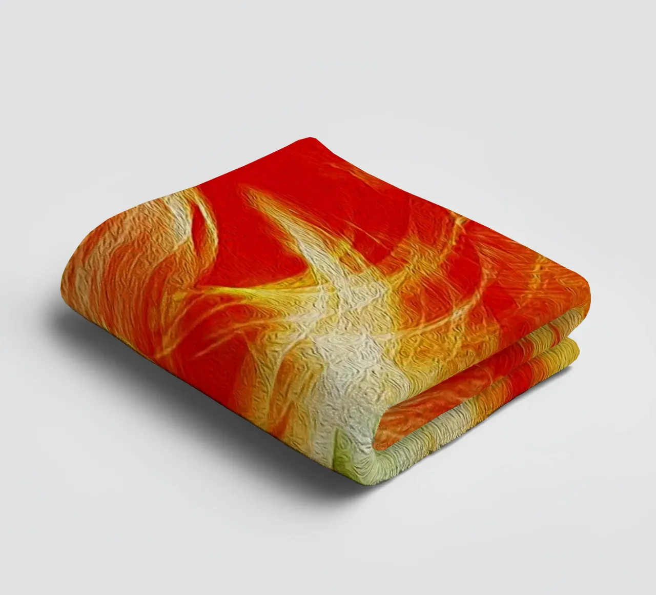 Floral Loops – Abstract Color Motion Print towel by jay