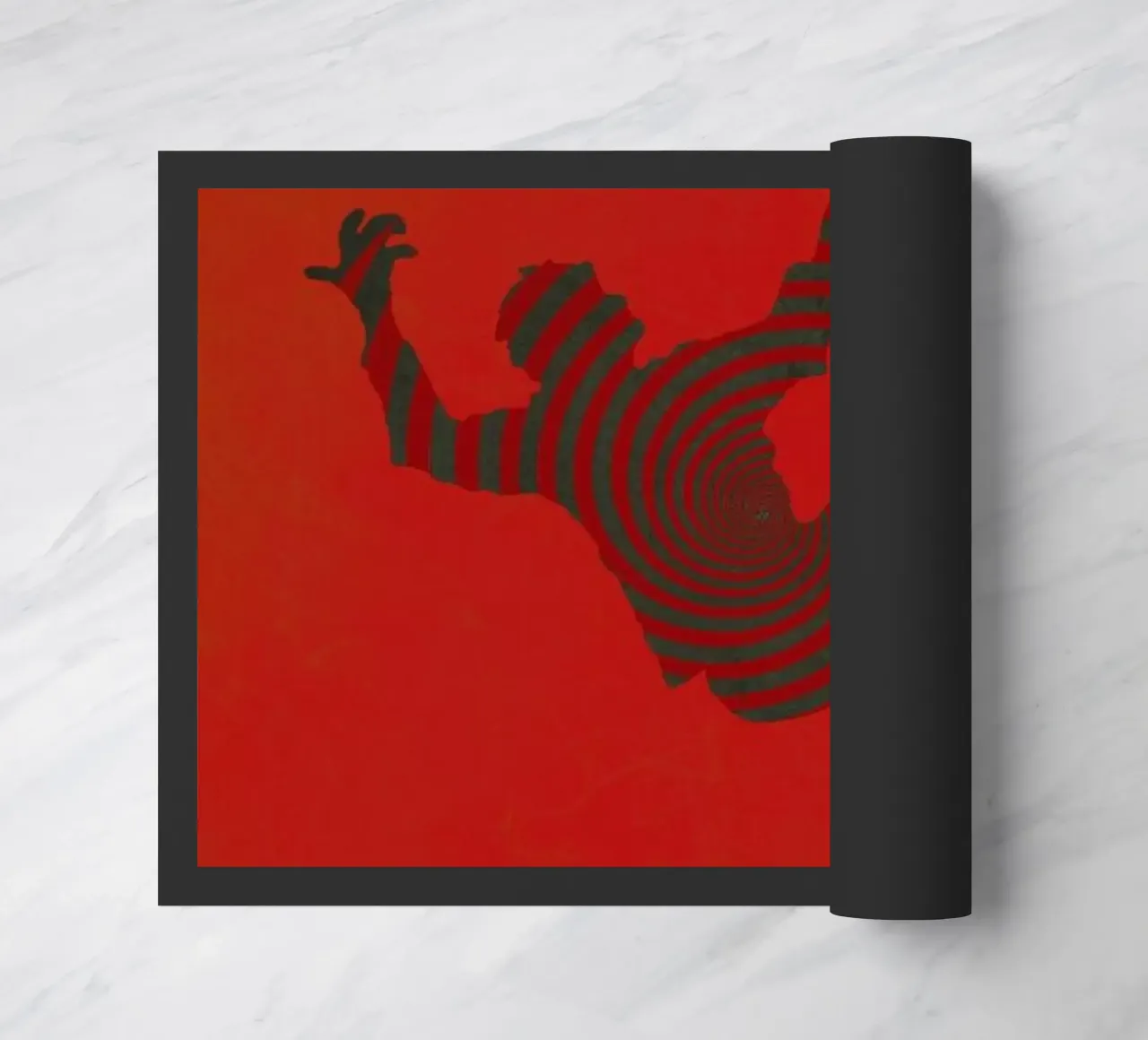 Vertigo doormat by Calm The Ham