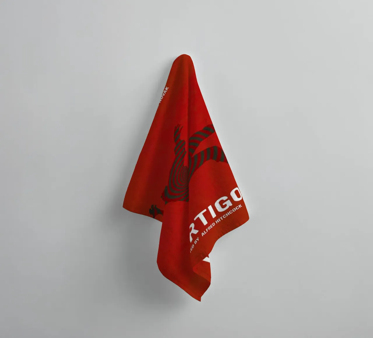 Vertigo towel by Calm The Ham