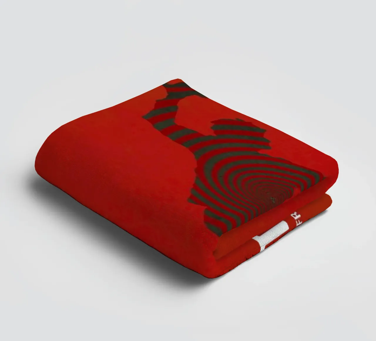 Vertigo towel by Calm The Ham