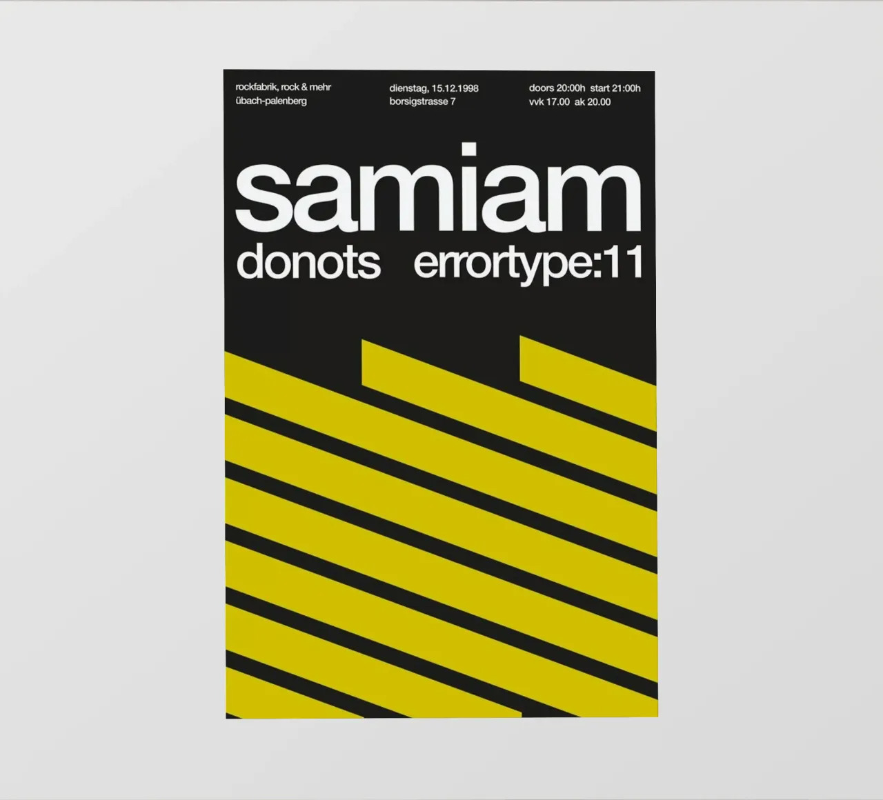 Samiam / Donots telo in pvc da Stephan Kochs