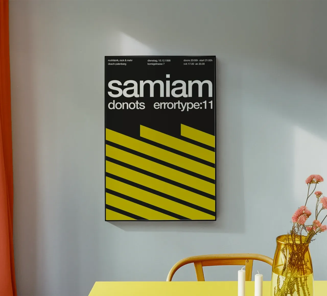 Samiam / Donots acryl van Stephan Kochs