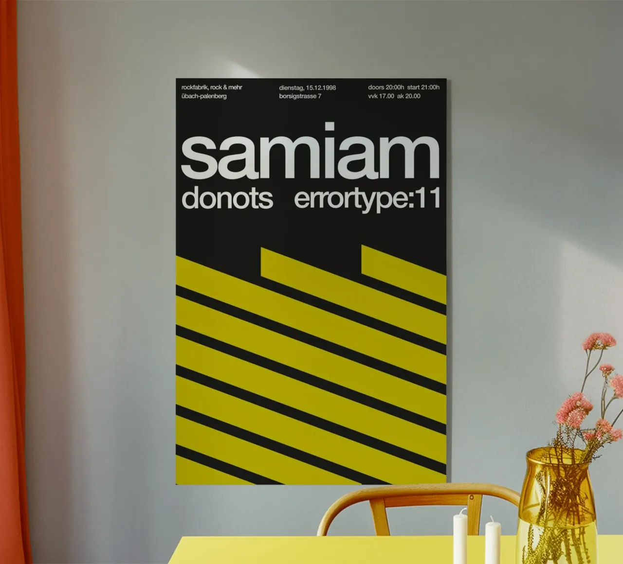 Samiam / Donots acryl van Stephan Kochs