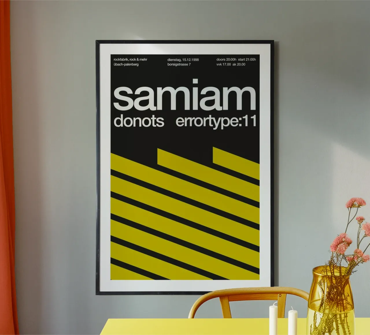 Samiam / Donots poster da Stephan Kochs